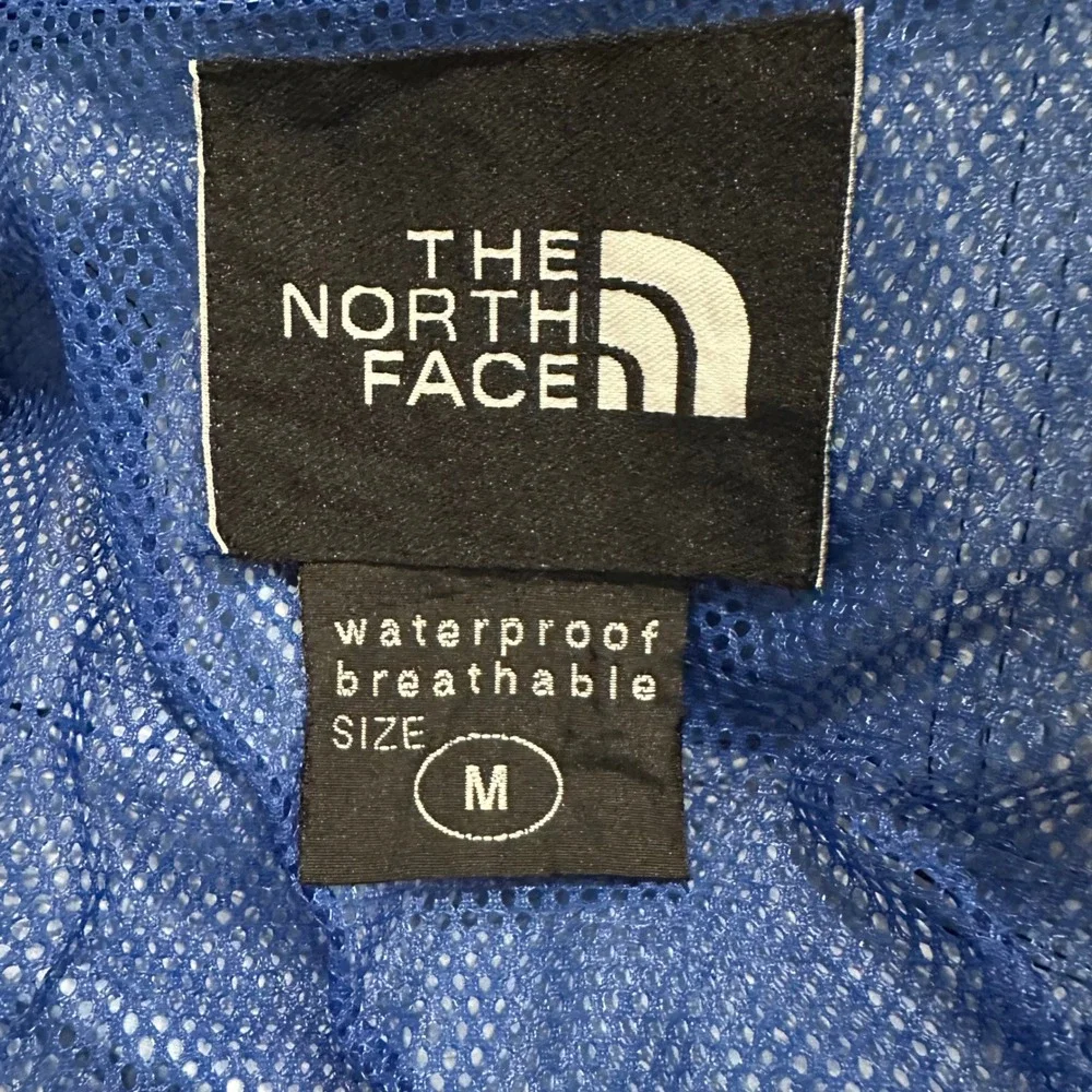Vintage 90s The North Face Gore-Tex Mountain Jacket Blue Black Mens Size M Shell